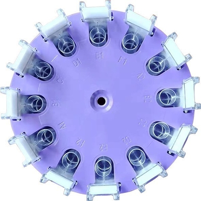 12 Zell-Slide-Clips Tischplatte Niedriggeschwindigkeit Vertikale Zelle Streuung Zentrifuge 4000rpm