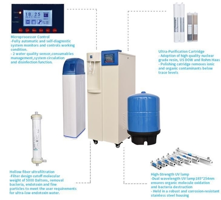 Maschine für das Ultra-Reinigungswassersystem 10L/H 20L/H 40L/H 60L/H