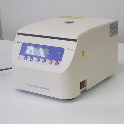Einstellbarer Drehzahlbereich 0-16500 Rpm Hochgeschwindigkeits-Zentrifuge mit Winkel- und Kapillarrotoren 340*260*220mm